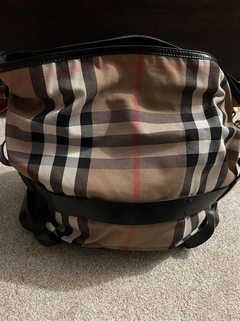 burberry bridle bag ebay|Burberry bridle saddle bag.